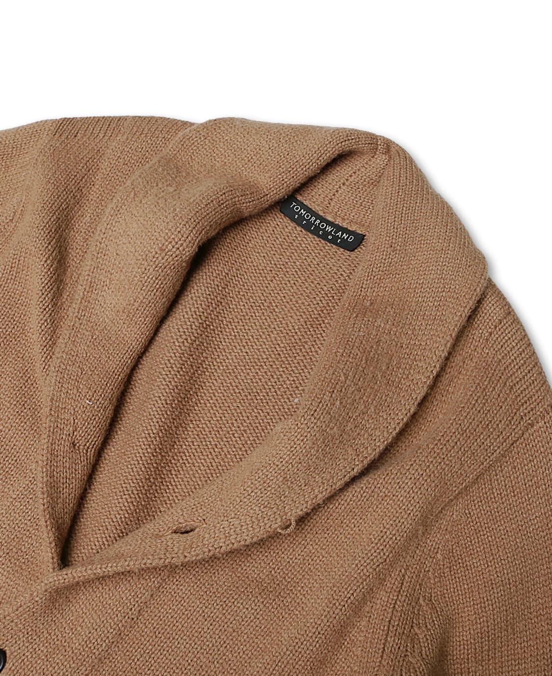 투모로우랜드 [Tomorrowland] 트리콧 낙타털 숄카라 니트 가디건 상품이미지2
