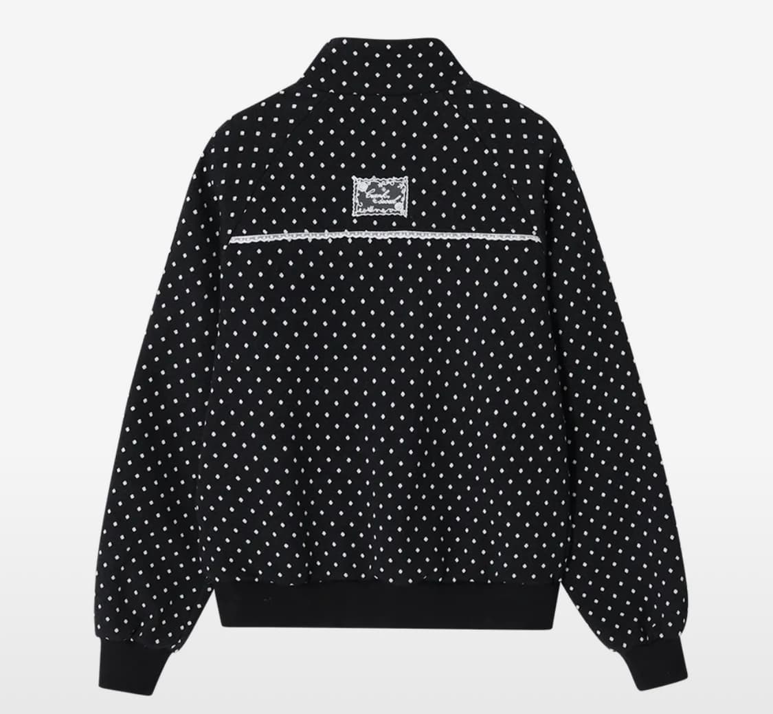 크랭크 로즈 도트 자켓 블랙 상품이미지4