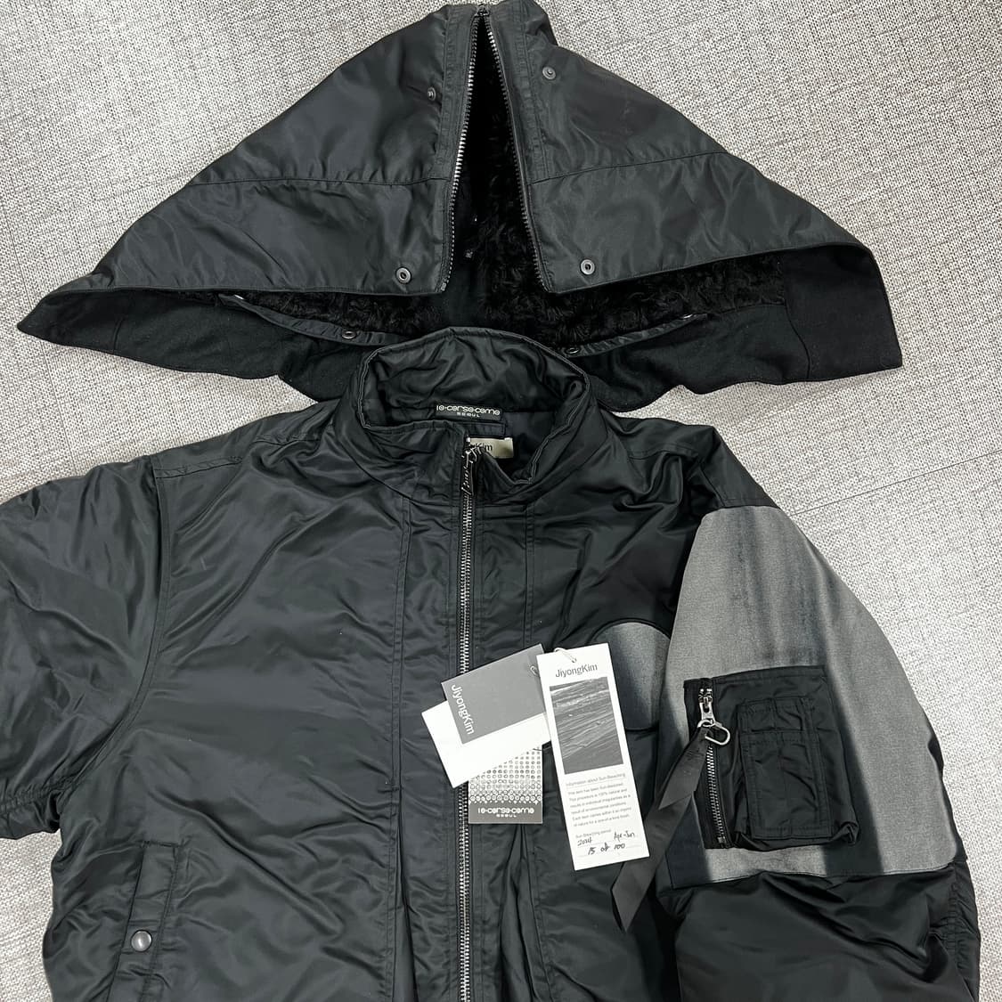 지용킴X알파인더스트리 Ma-1 24AW L 상품이미지5