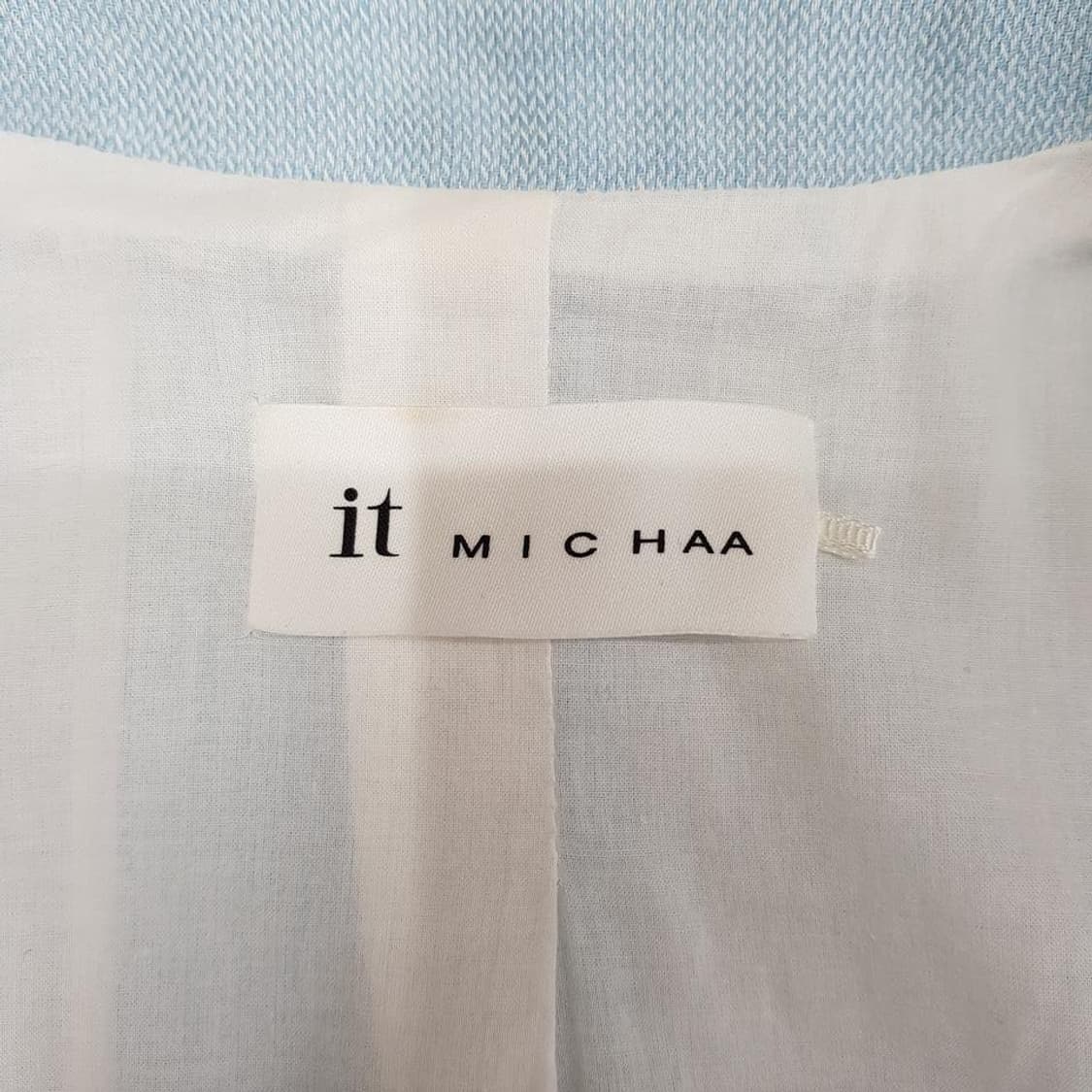 잇미샤 2023 린넨 블렌드 더블 버튼 자켓 S사이즈 상품이미지8