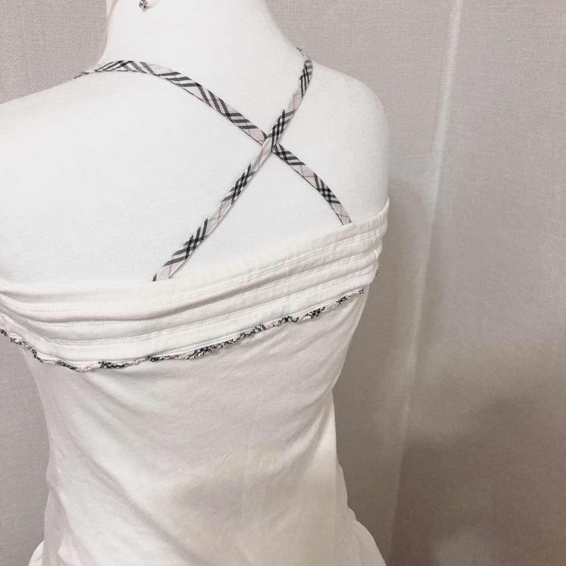 버버리 블루라벨 끈 나시 36 상품이미지2