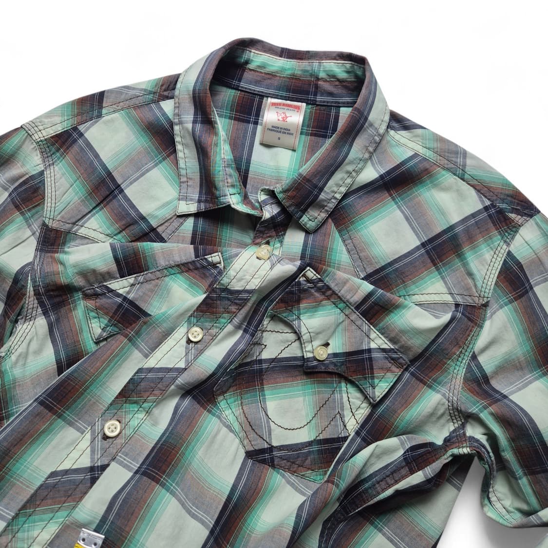 [S] 트루릴리젼 웨스턴 체크셔츠 상품이미지1