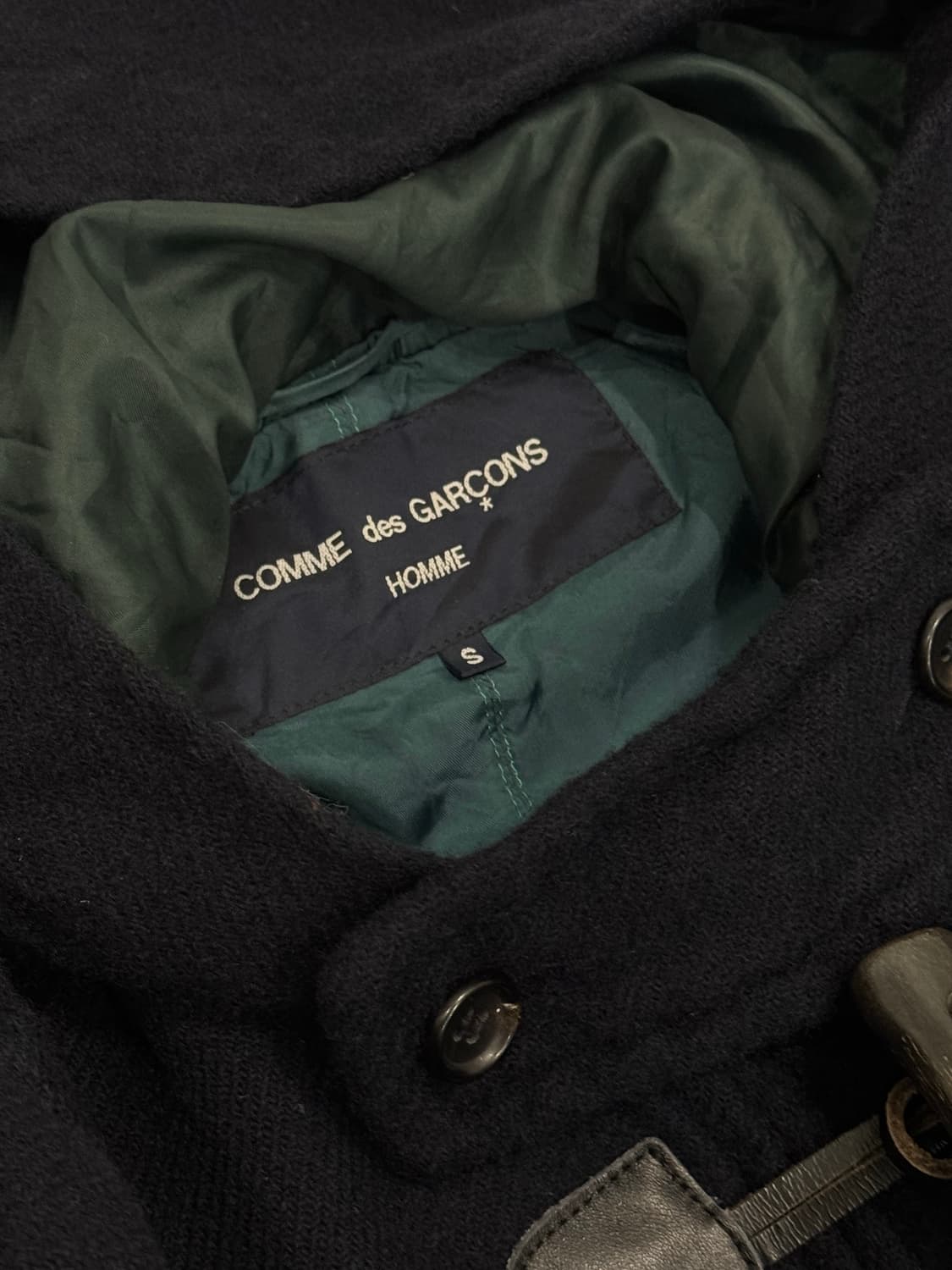 꼼데가르송 옴므 11aw 후디드 더플 코트 상품이미지6