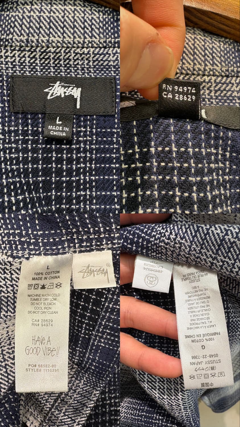 스투시 잭 쉐도우 플래드 집업 상품이미지10