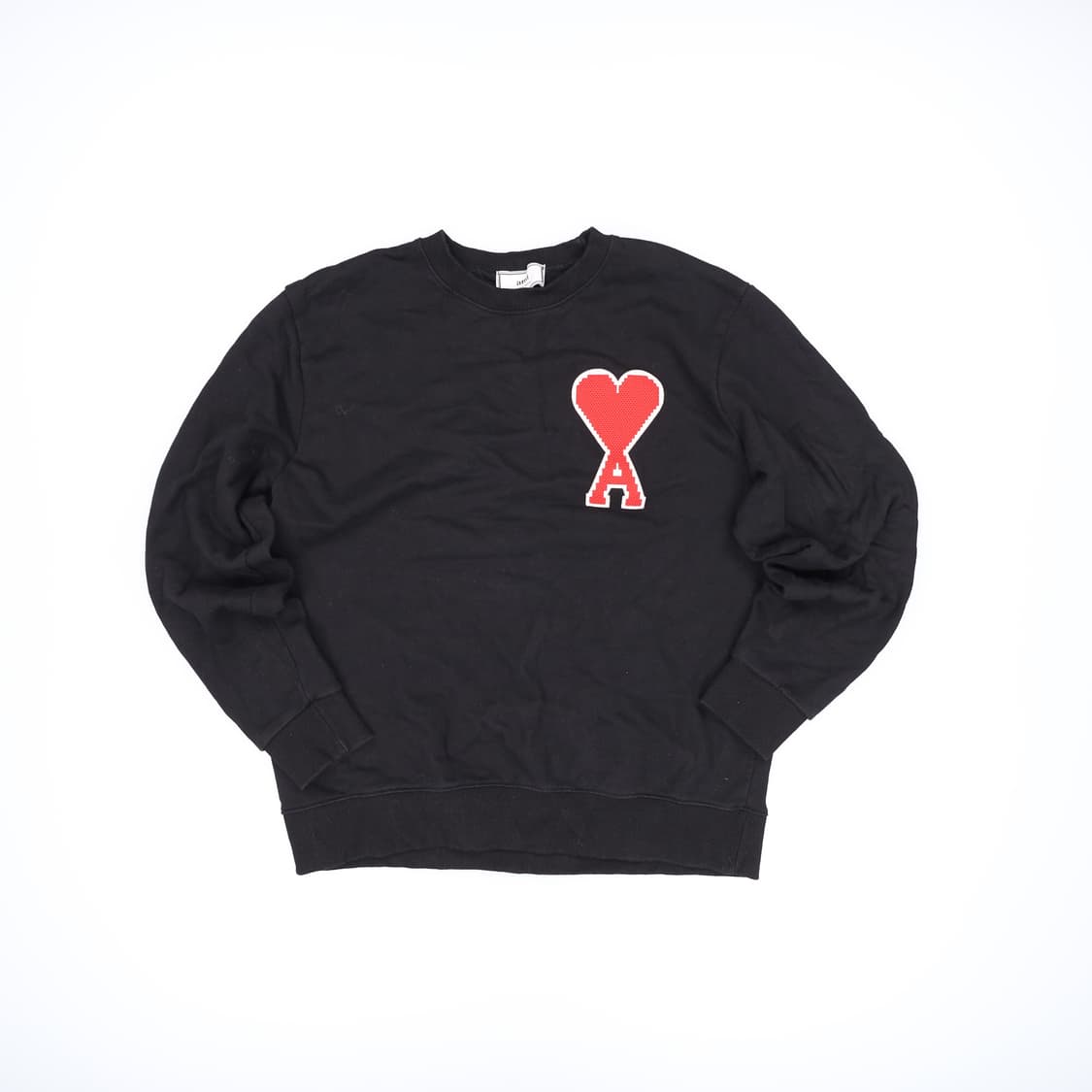 M 하트패치 맨투맨 티셔츠 0414H1 상품이미지1