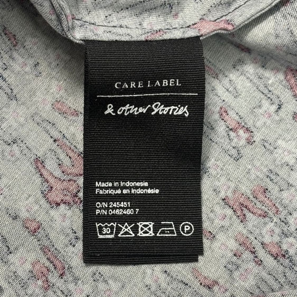 & OTHER STORIES 셔츠 원피스 네이비 34 상품이미지6