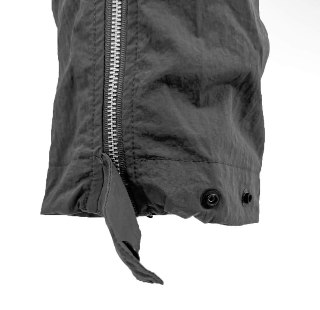 [44] 준지 남성 와이드 레그 드로우스트링 나일론 팬츠 그레이 상품이미지7