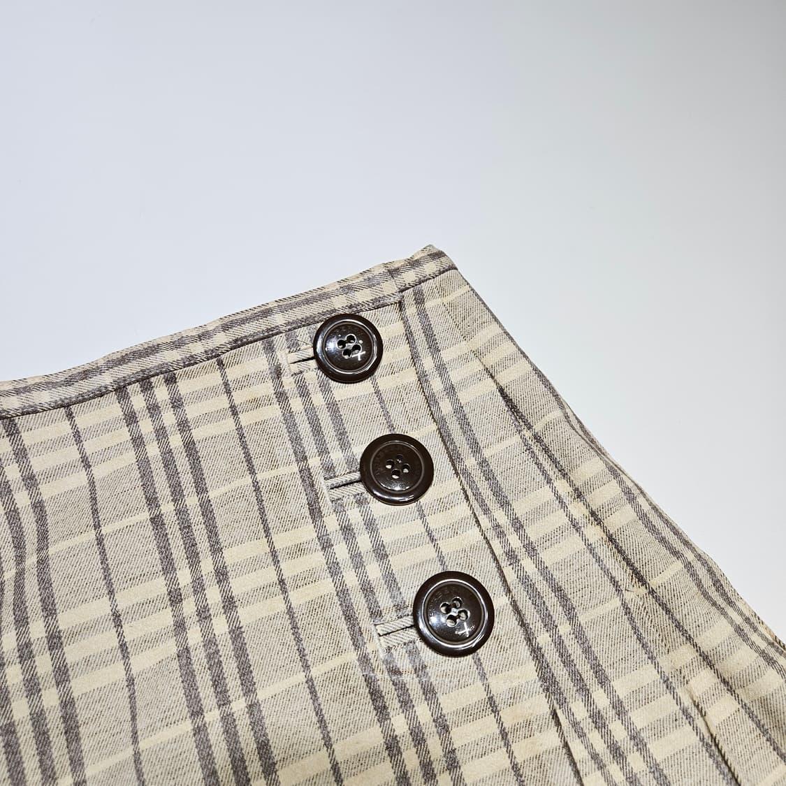 버버리 체크 스커트[36] 상품이미지2