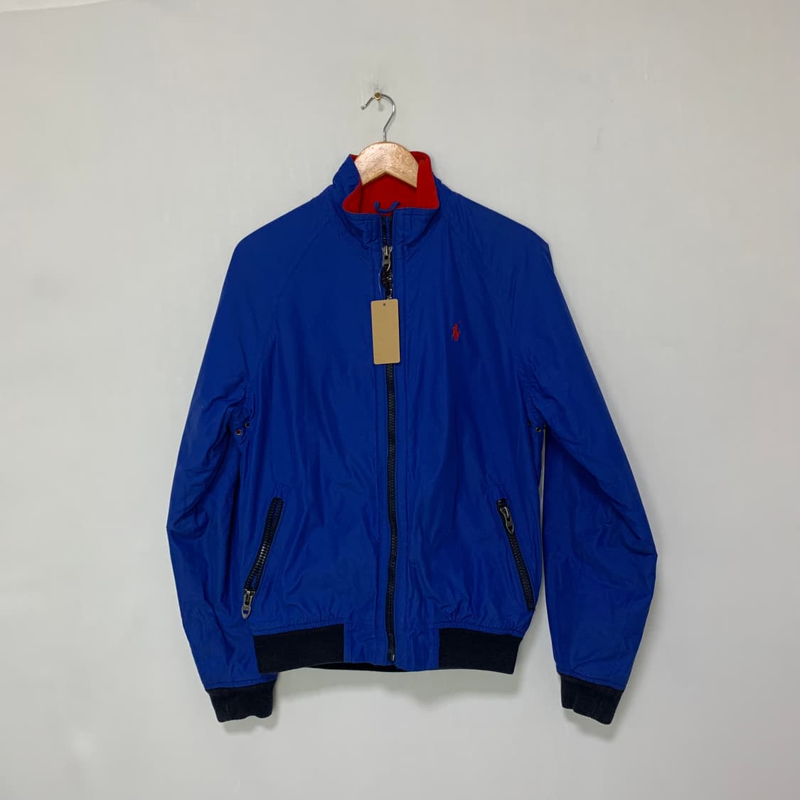 폴로 랄프로렌 바람막이 점퍼 자켓 블루 빈티지 상품이미지1
