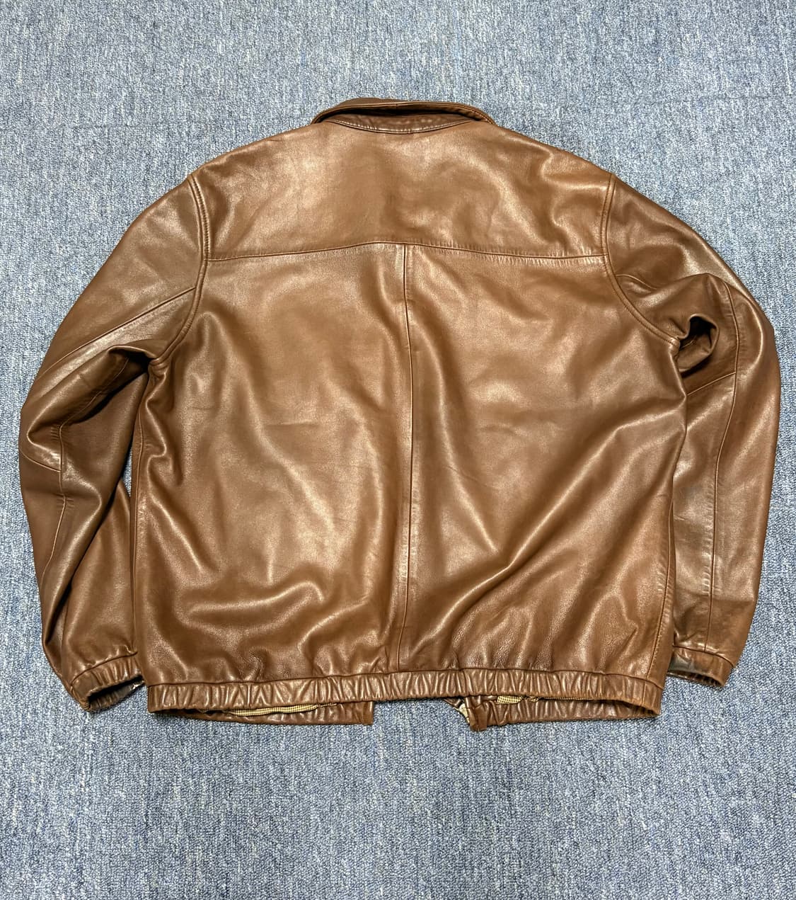 90's 폴로 랄프로렌 브라운 램스킨 레더자켓 상품이미지6