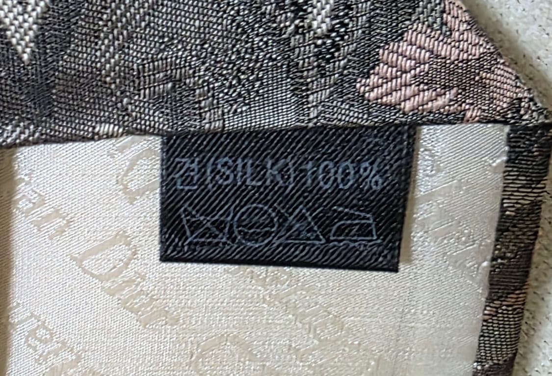 [Dior 자수로고] 크리스찬 디올 몬슈 실크 자가드 빈티지 넥타이 상품이미지8