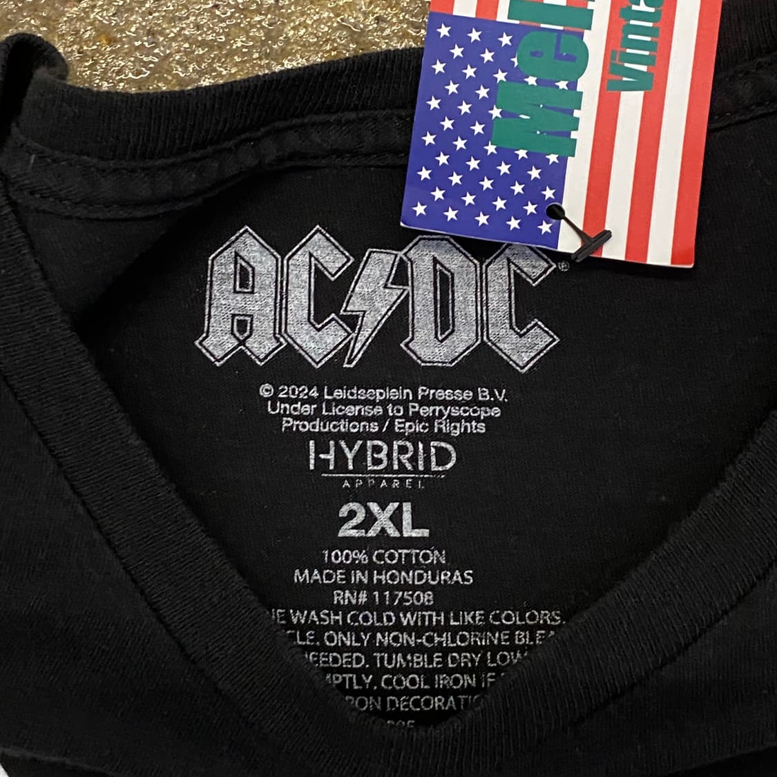 USA 빈티지 ACDC 공식굿즈 밴드티 락티  상품이미지4