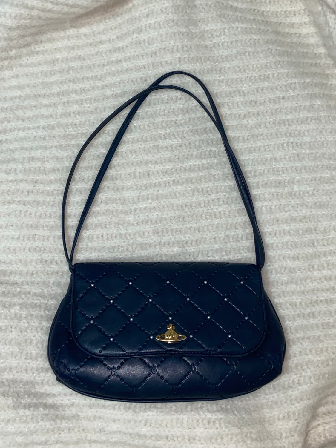 비비안웨스트우드 네이비 미니 크로스백 숄더백 상품이미지2