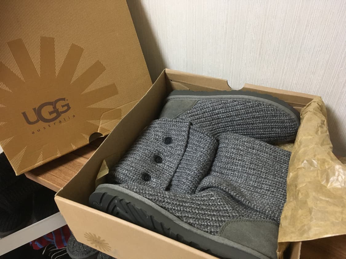 어그 카디 니트 부츠 그레이 240 상품이미지5