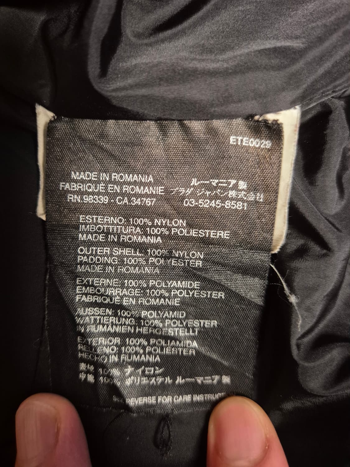 프라다 스포츠 Art.SGV566 Tg.50 상품이미지10