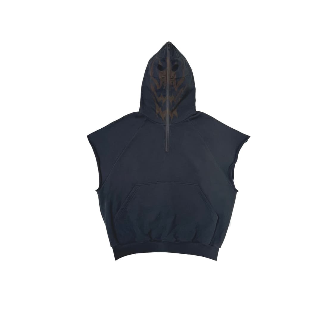 Dingyun zhang - sleeveless hoodie(black) 상품이미지1