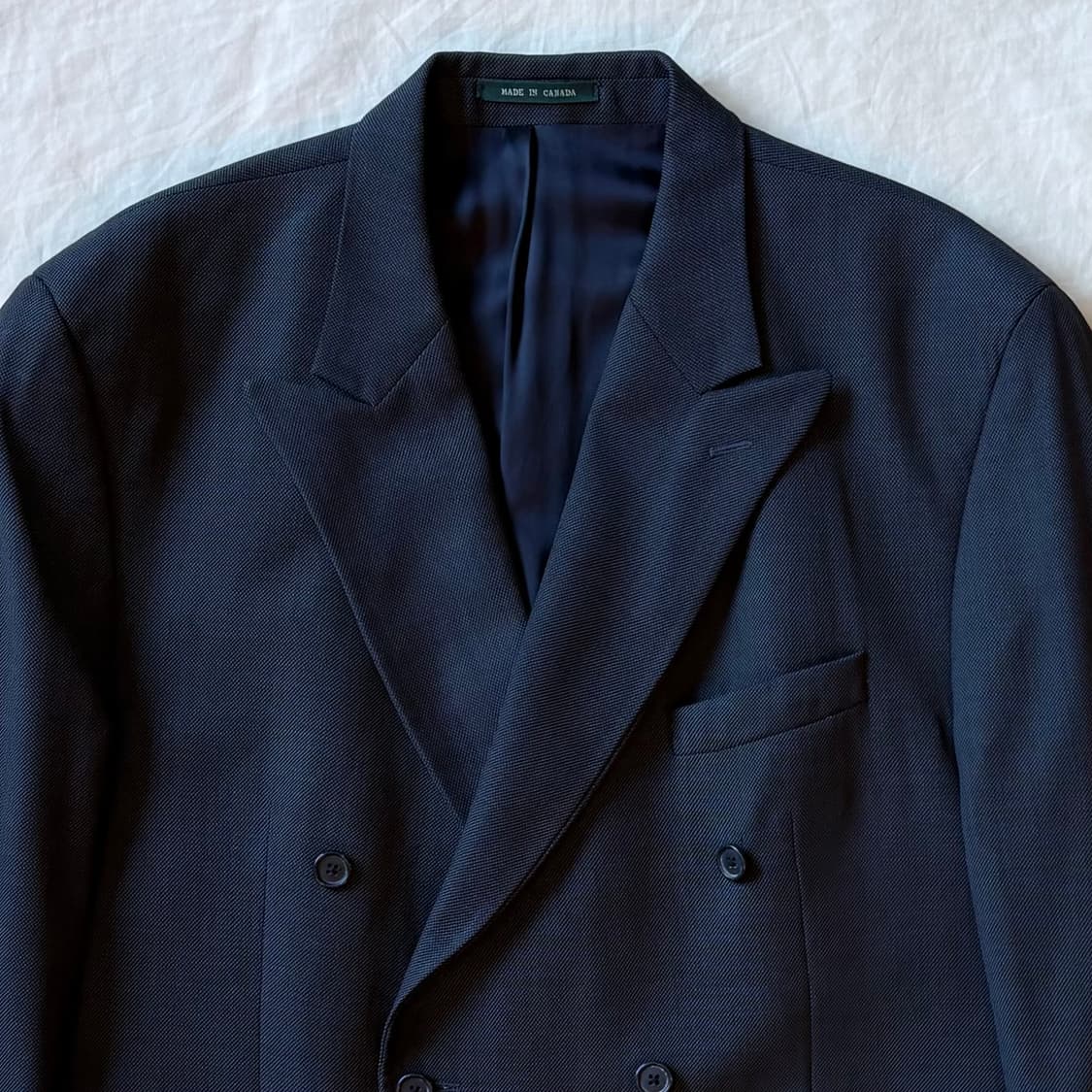 [48R] 80s CANADA 로렌 랄프 로렌 울캐시미어 더블 블레이저 상품이미지2