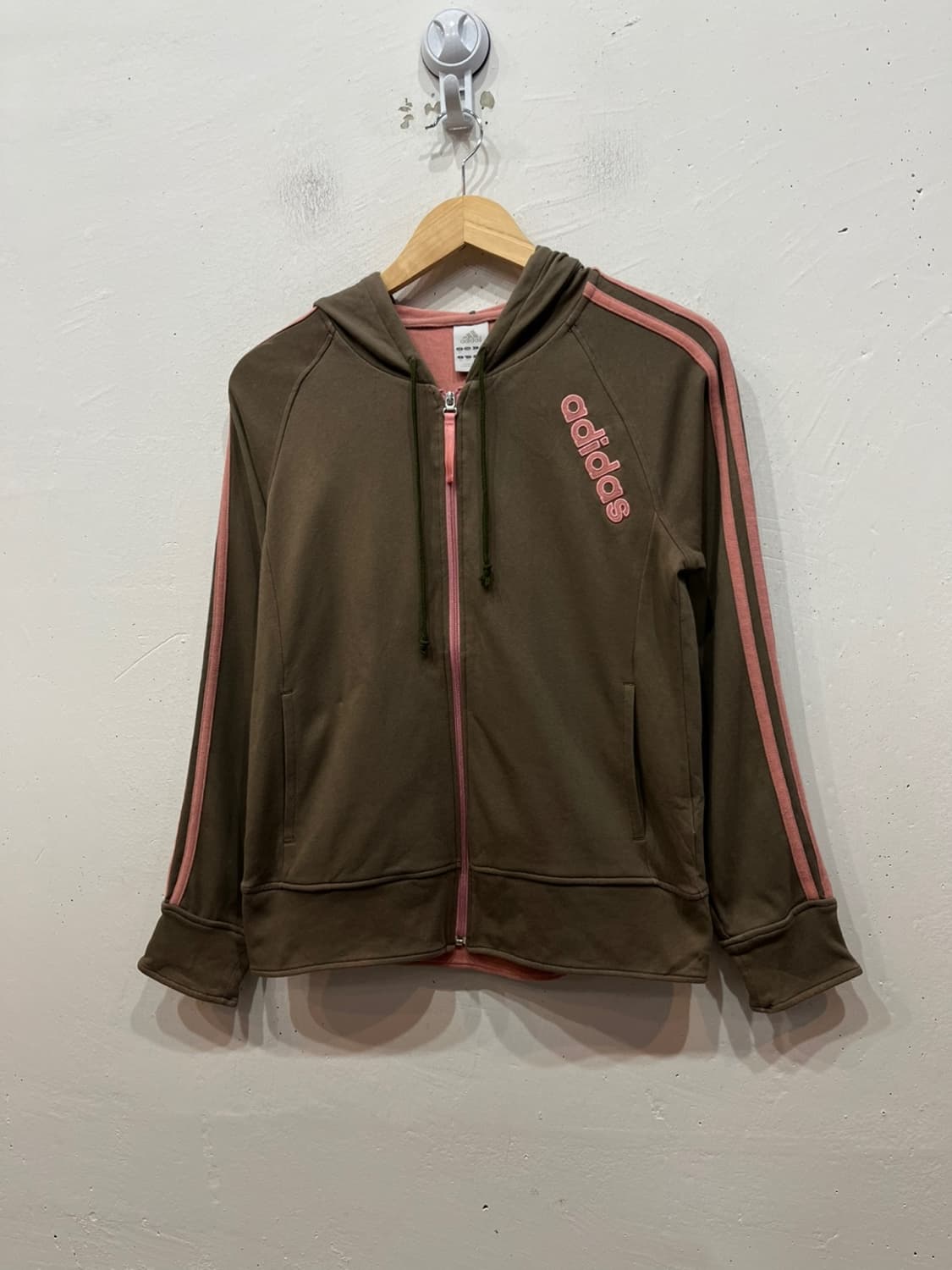 00s 아디다스 재팬 핑크로고 후드집업  상품이미지1