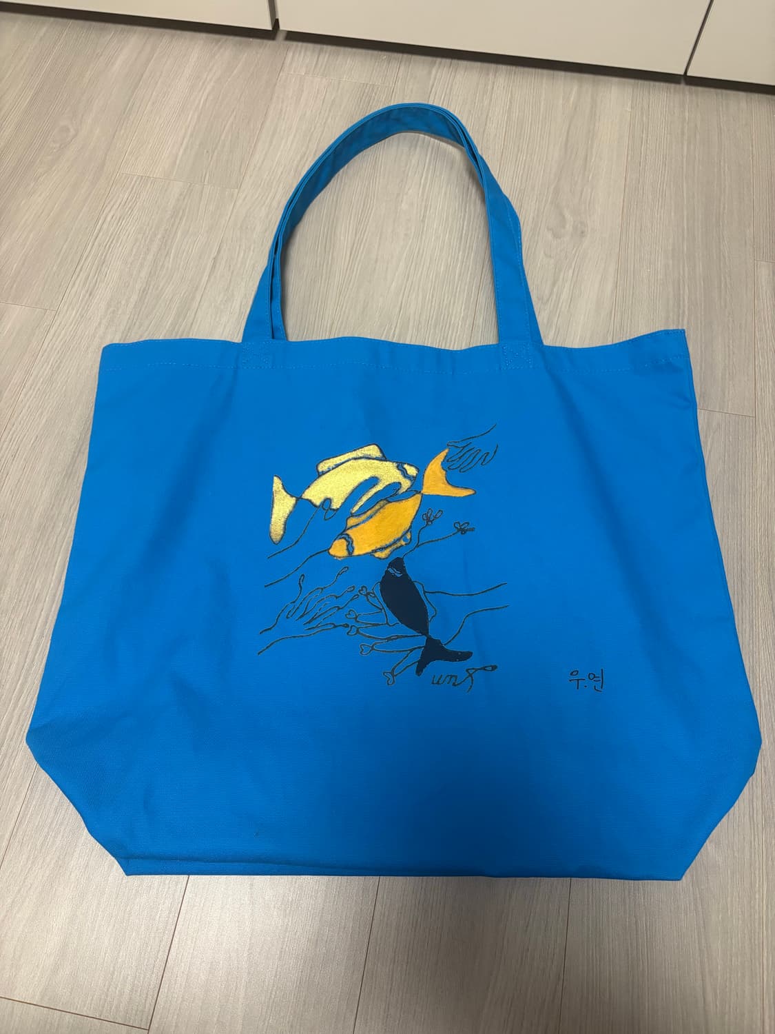 블루 에코백 상품이미지3