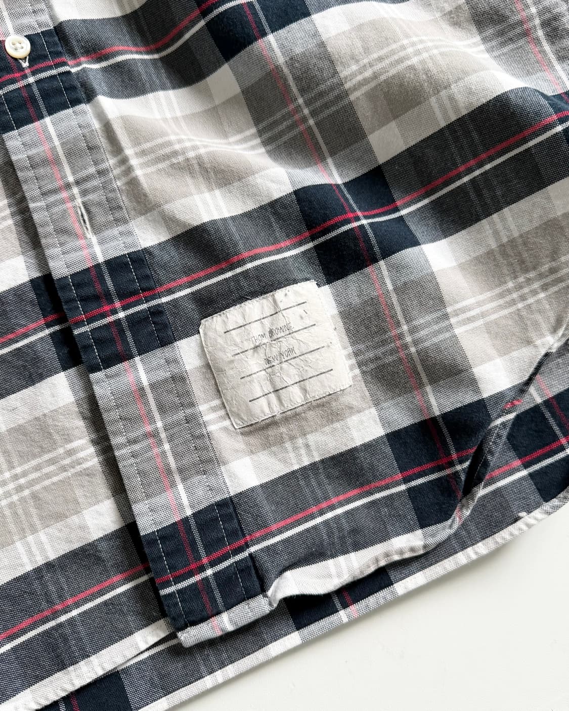 Thom Browne 톰브라운 옥스포드 체크 셔츠 made in U.S. 상품이미지7