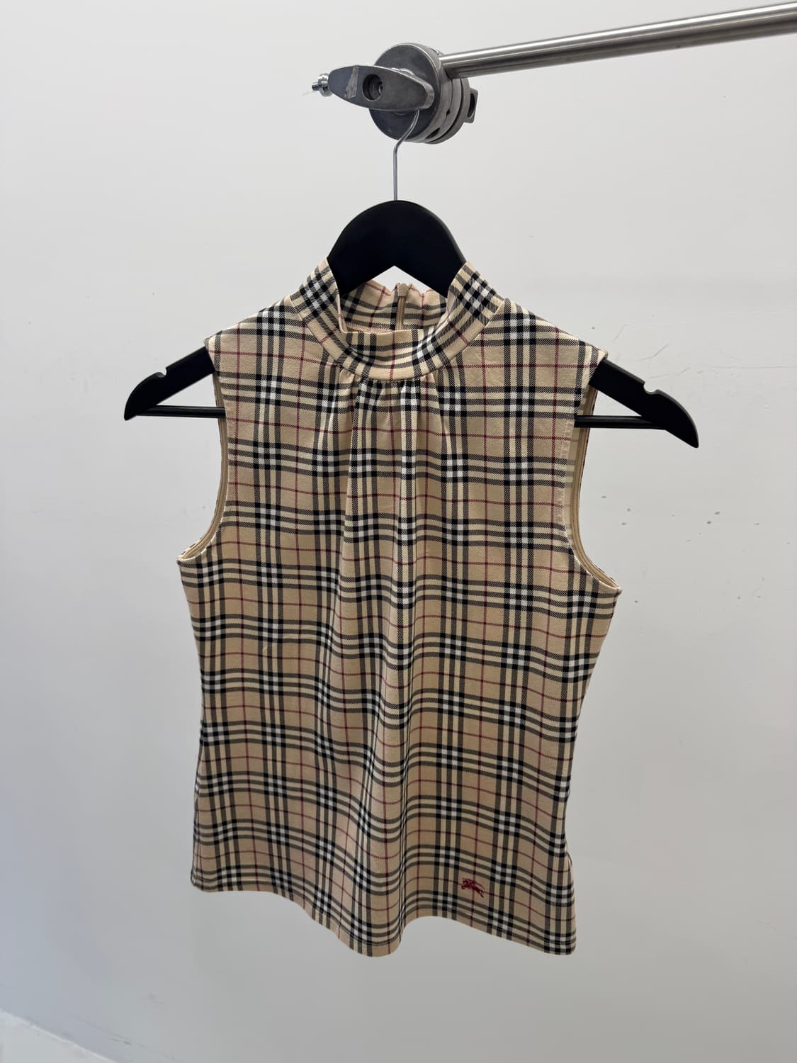 Burberry 버버리 체크 하이넥 슬리브리스 1 상품이미지2