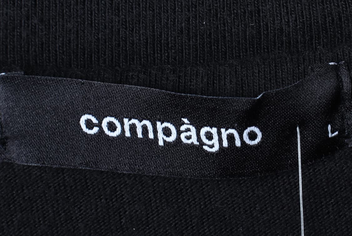 (L-XL) 꼼파뇨 반팔 티셔츠 레터링 블랙 올드스쿨-H32554 상품이미지6