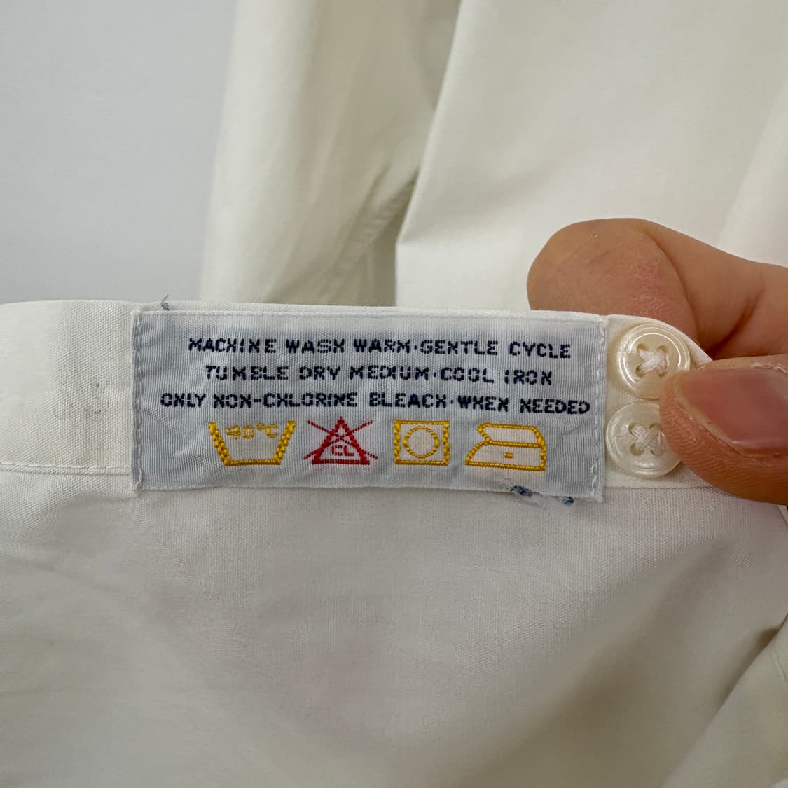 YSL 입생로랑 화이트 셔츠 공용 S 상품이미지7