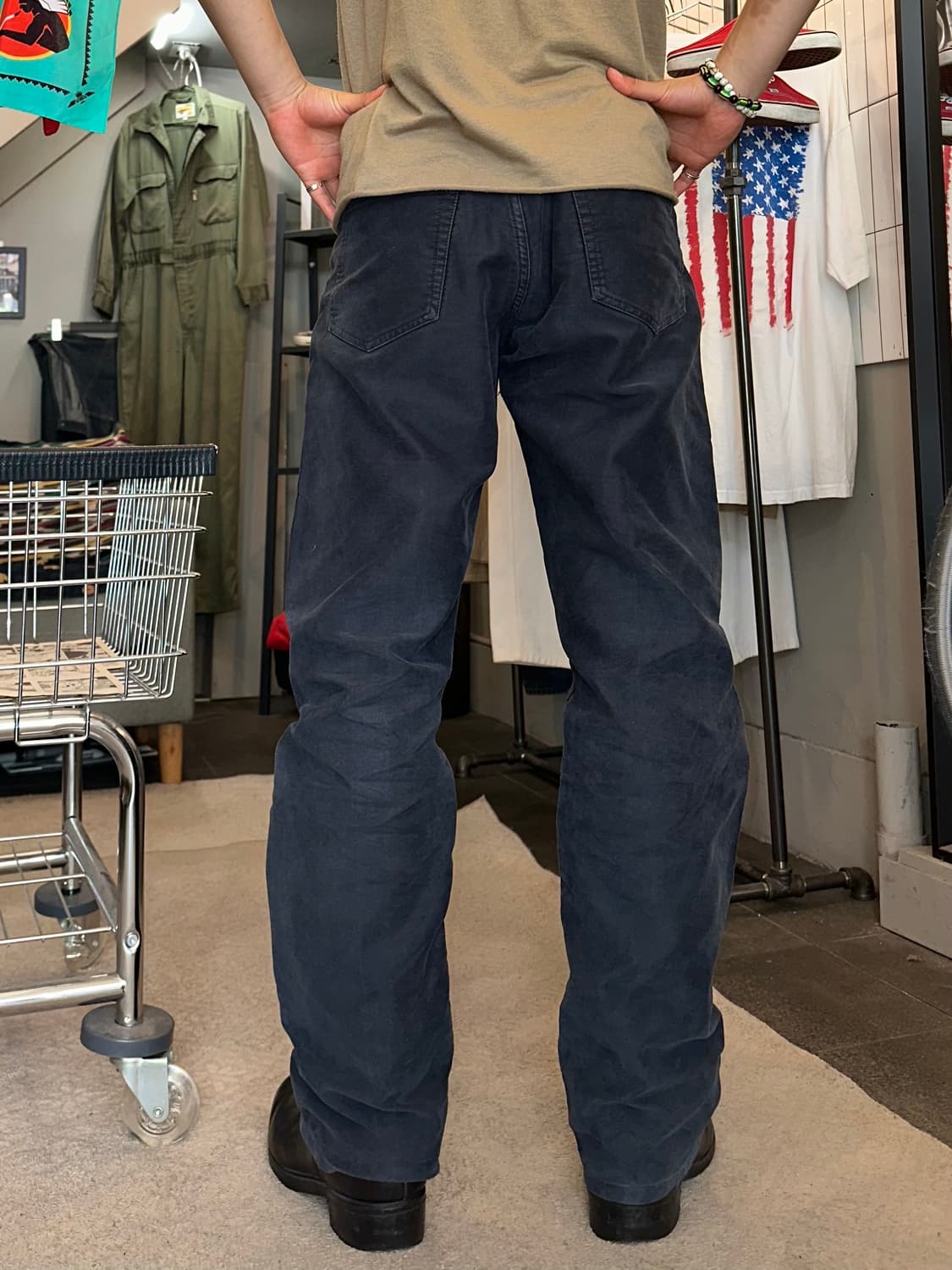 Paul Smith jeans navy pading cotton pant 상품이미지3