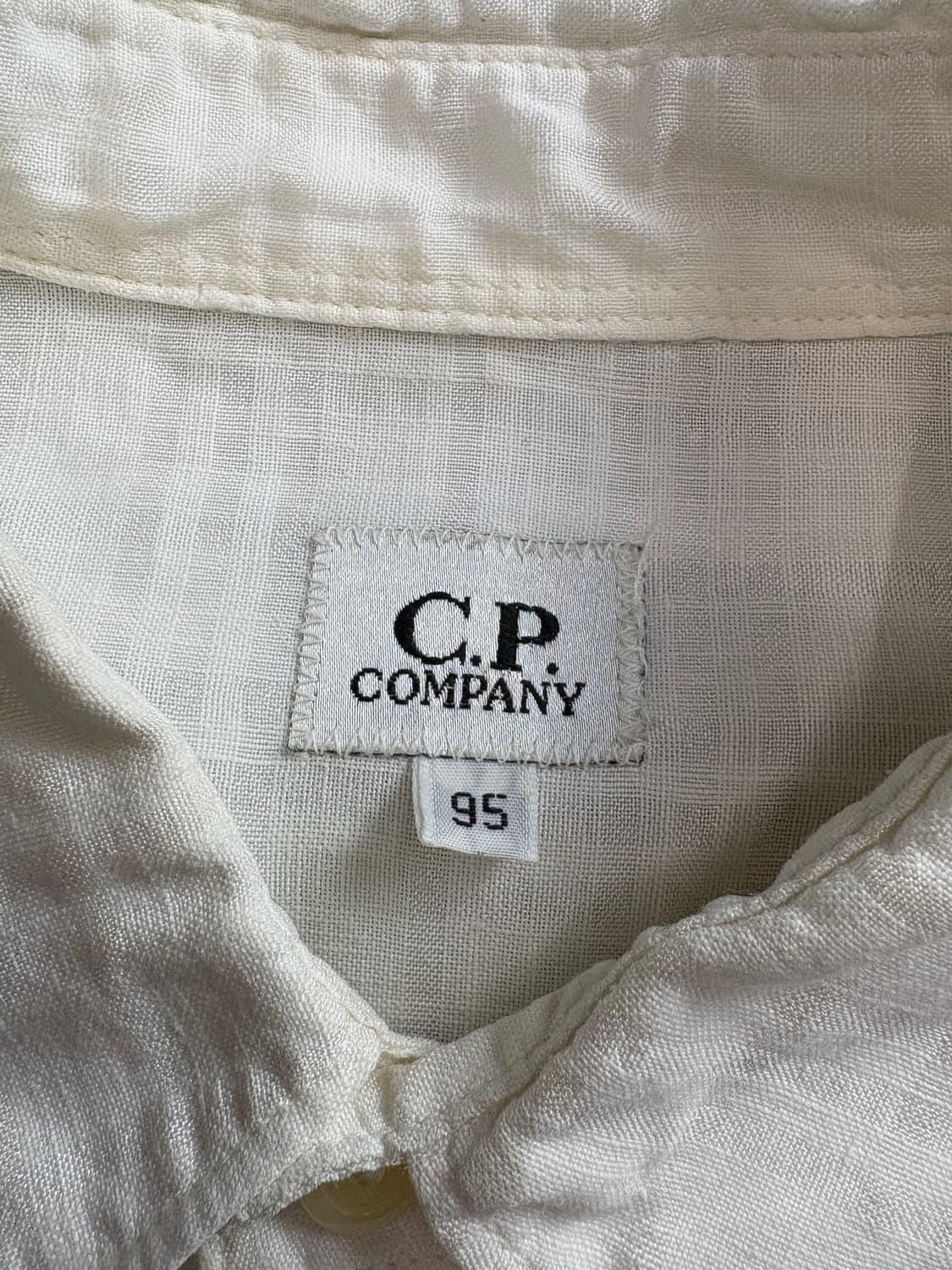 CP 컴퍼니 미니멀 린넨 하프 슬리브 셔츠 3231 상품이미지4