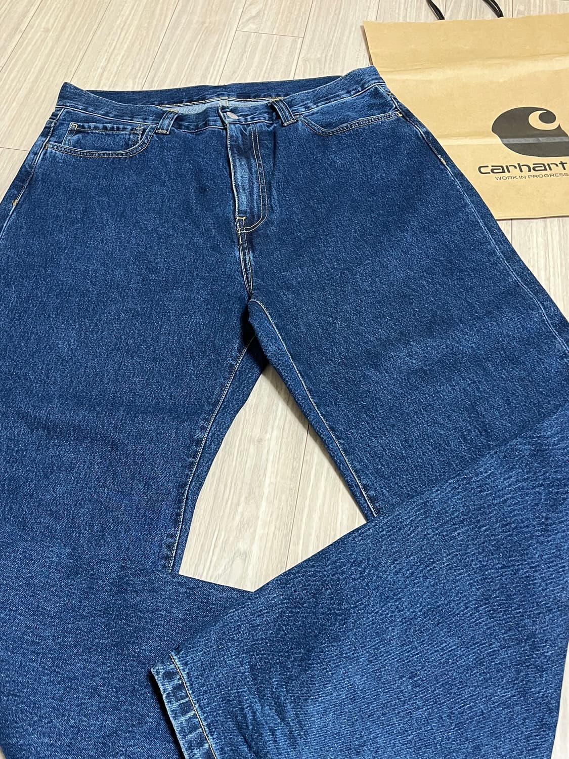 칼하트윕 랜든 팬츠 (블루스톤워시드) 32 size 상품이미지3