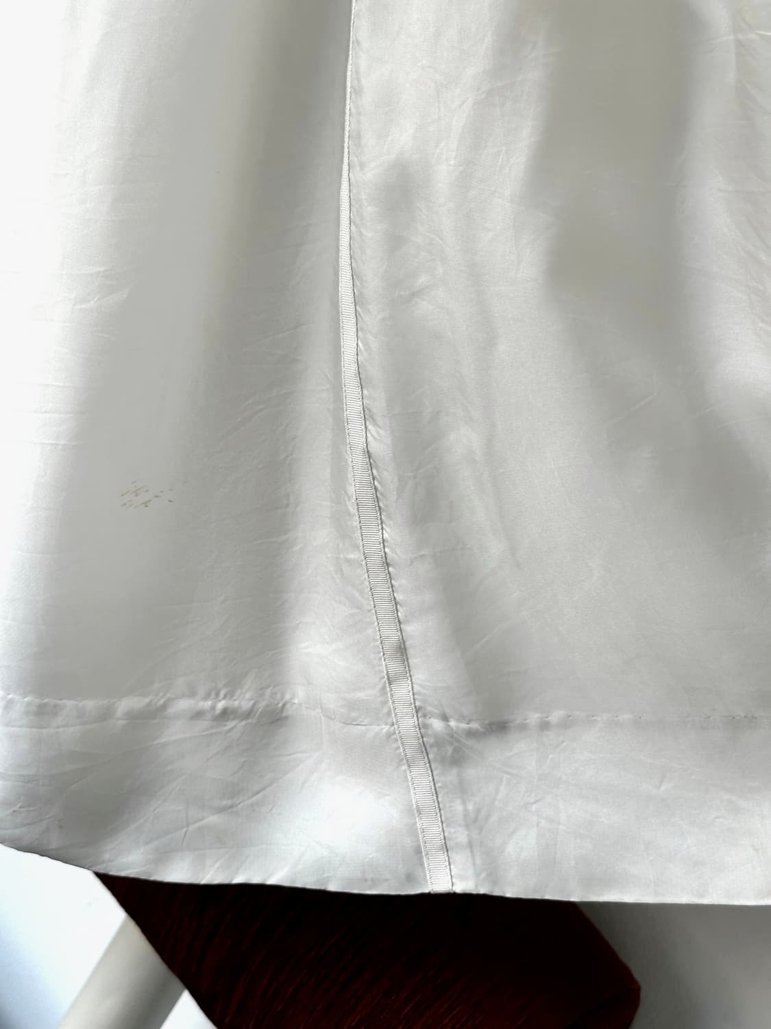 Cupro banded side tape loose skirt 상품이미지9