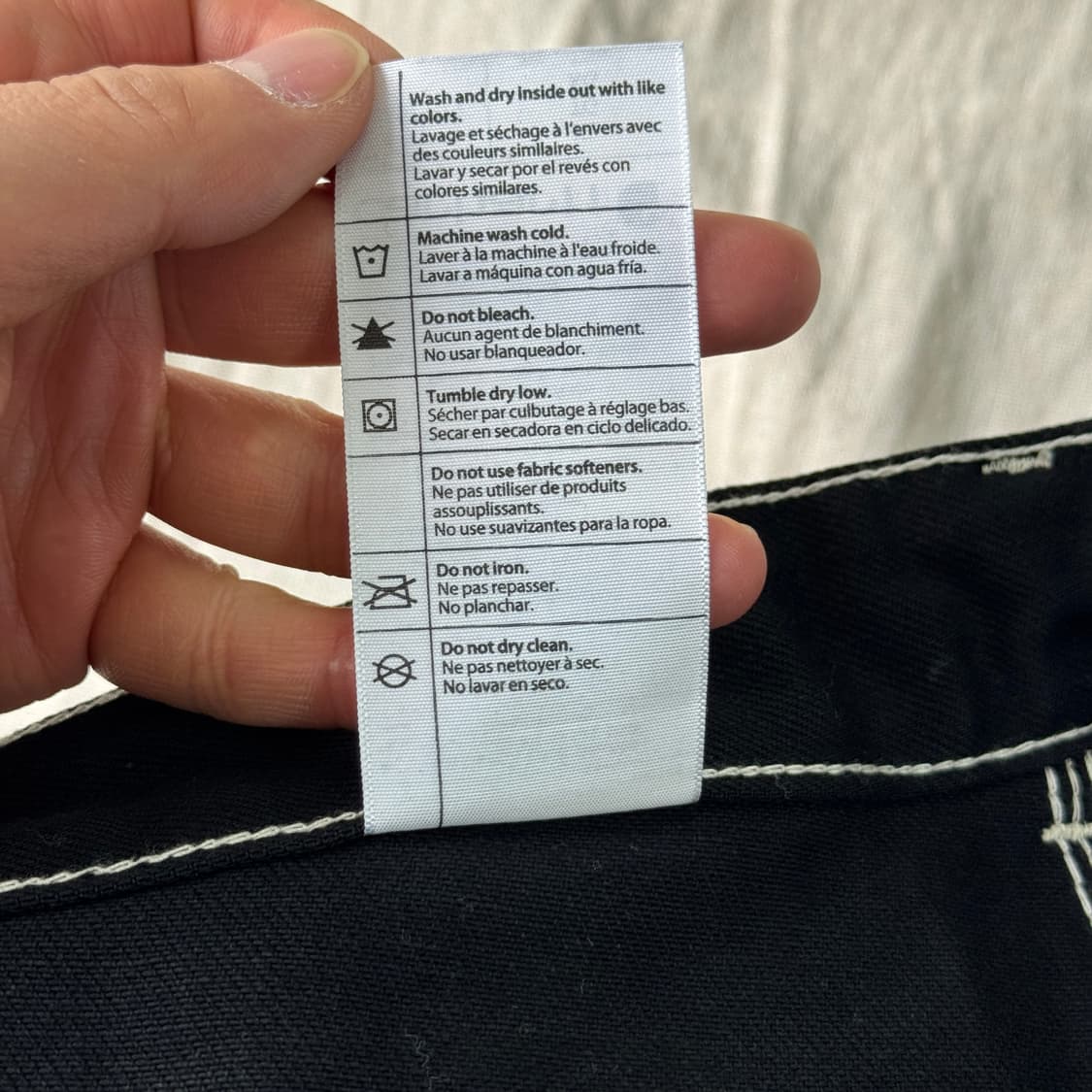 칼하트 스티치 싱글니 카펜터 팬츠 XL 상품이미지6