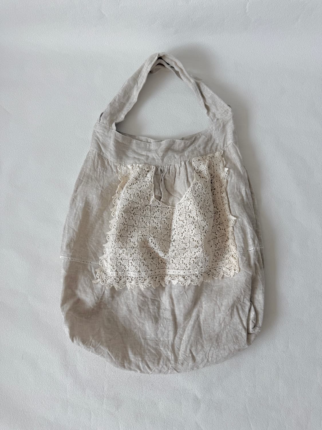 Pre owned 린넨 숄더백 상품이미지1