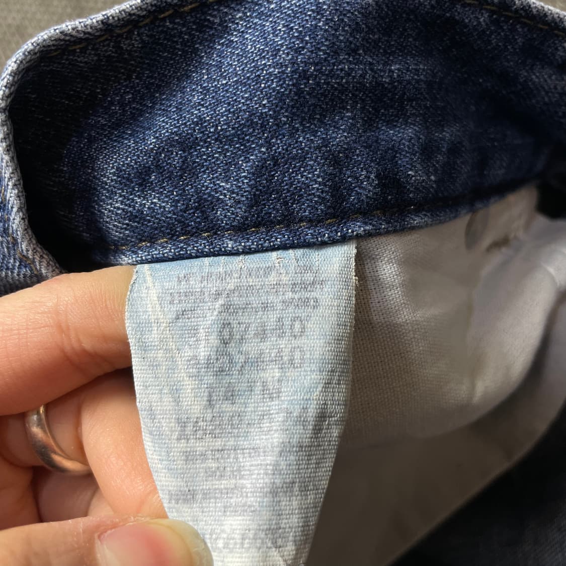 (32) LEE 리 riveted 중청 백카고 데님 팬츠 상품이미지4