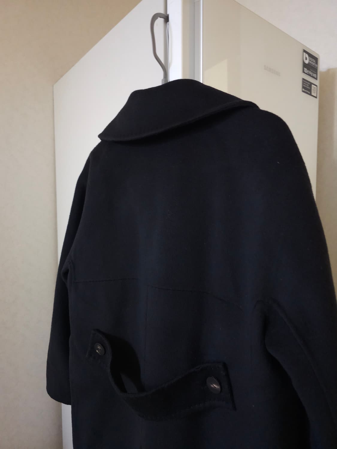 시스템 양모 캐시미어 핸드메이드 롱코트 상품이미지6