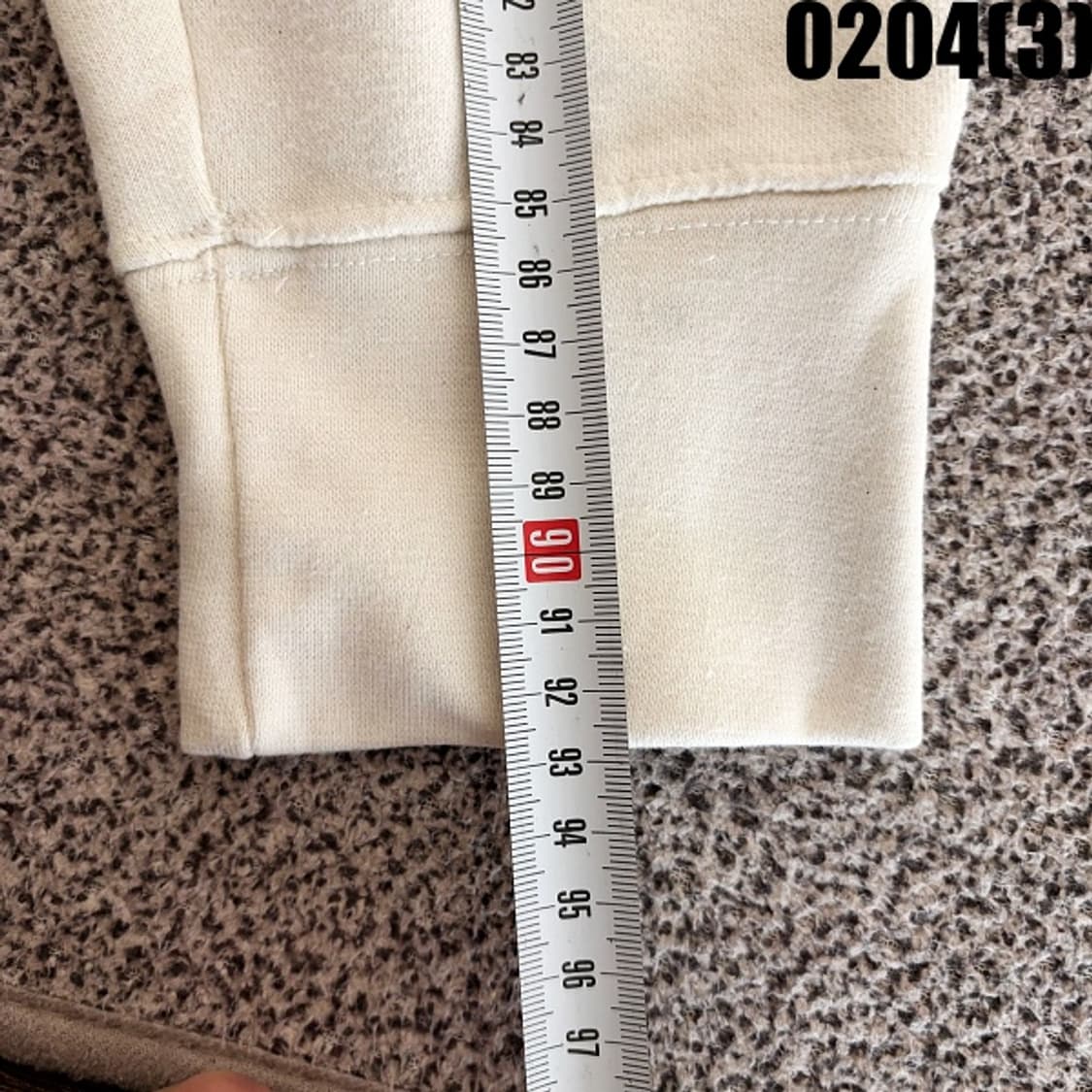 [S] 챔피온 여성 아이보리 트레이닝 조거 팬츠 0204(3) 상품이미지8