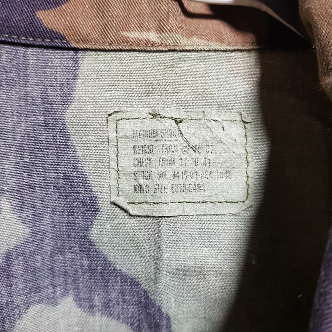 M-S / 미군 M65 정글야상 80년대 / 해병대패치/415-508 상품이미지6