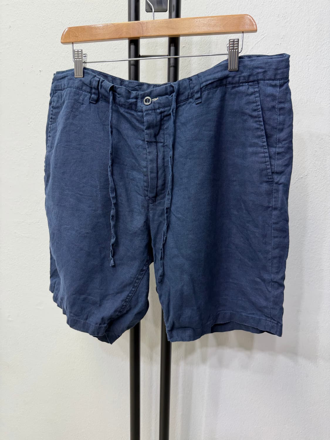 정품) GANT 간트 남성 네이비 린넨 반바지 XL(38인치) 상품이미지3