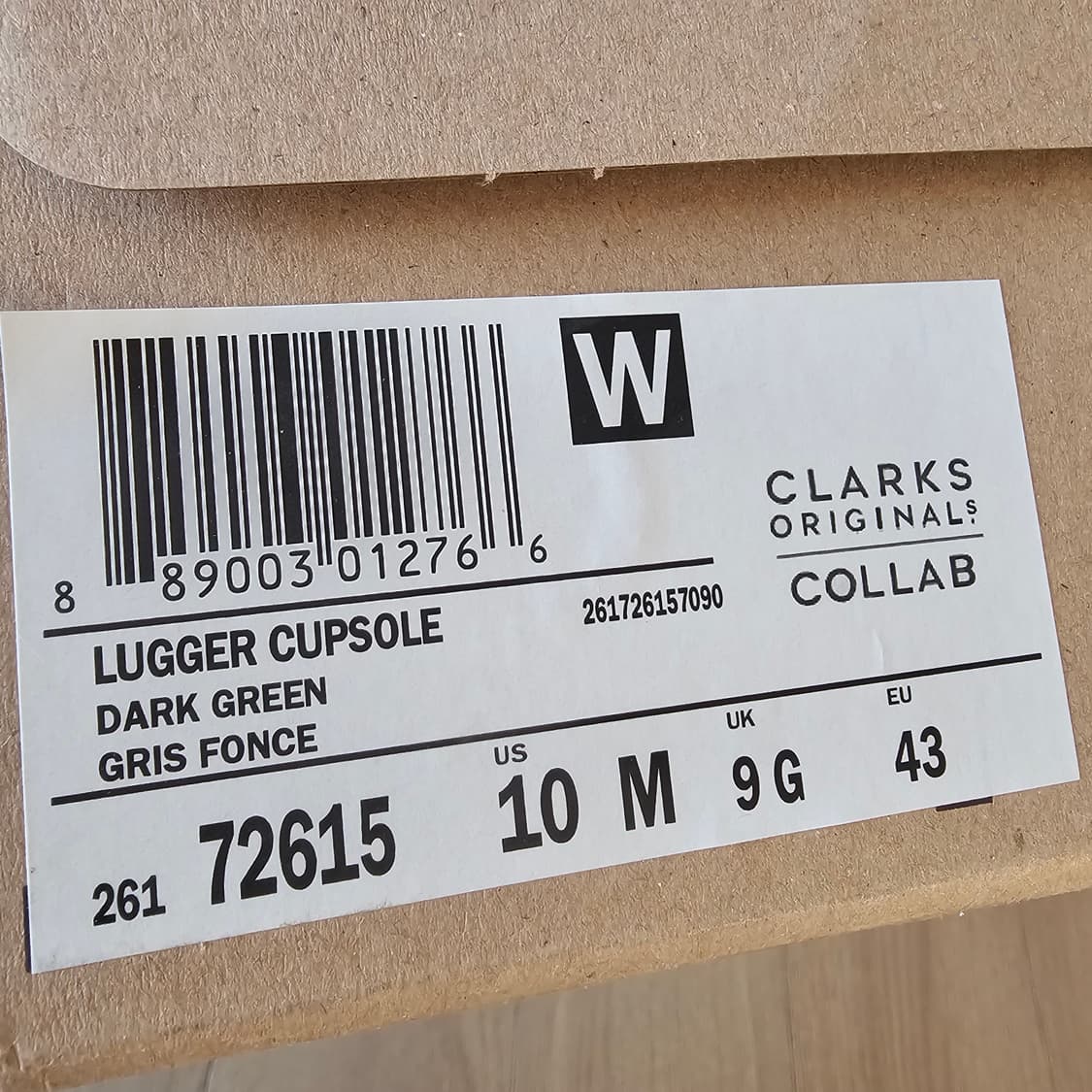 UK9 280 새제품 클락스 오리지널스 x 살레헤 벰버리 왈라비 모카슈즈 상품이미지9