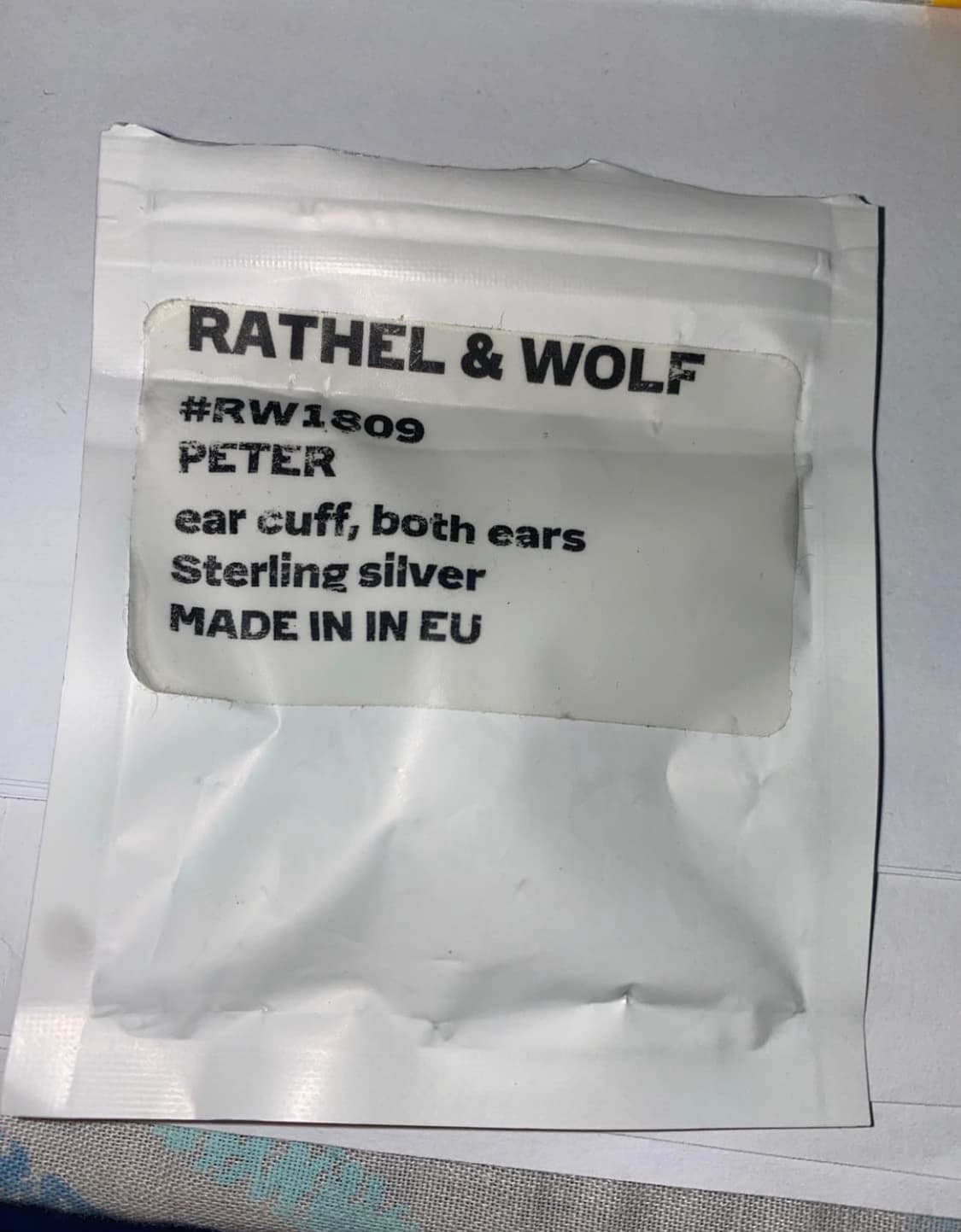 (OS) 레텔앤볼브 피터 실버 이어커프 상품이미지7