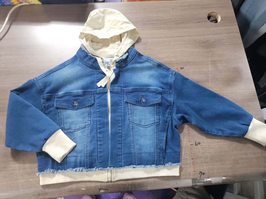 후두 데님 자켓 145  여성 55 상품이미지2