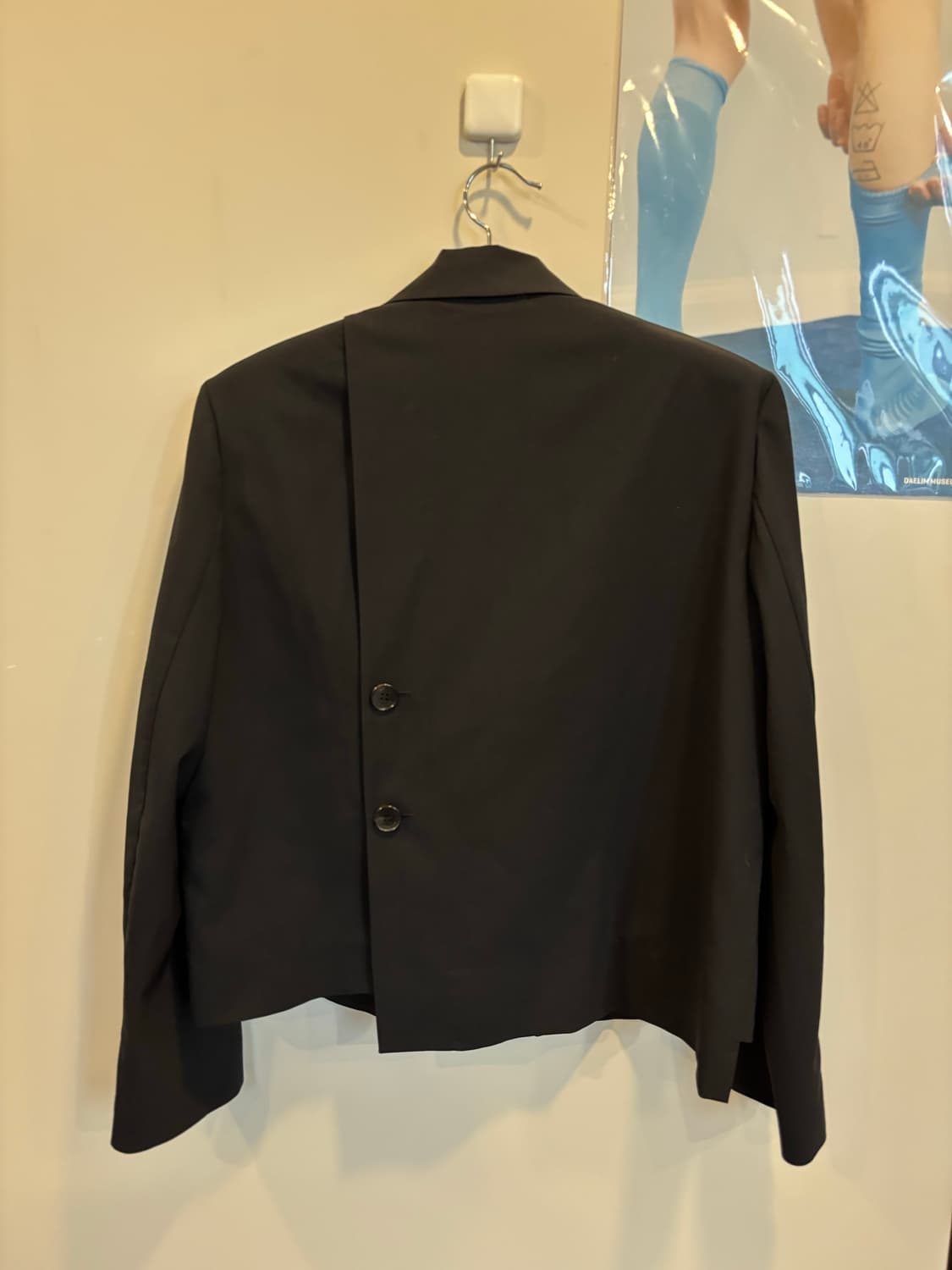 Kuho Plus 더플 버튼 자켓 Organza Blazer 상품이미지4