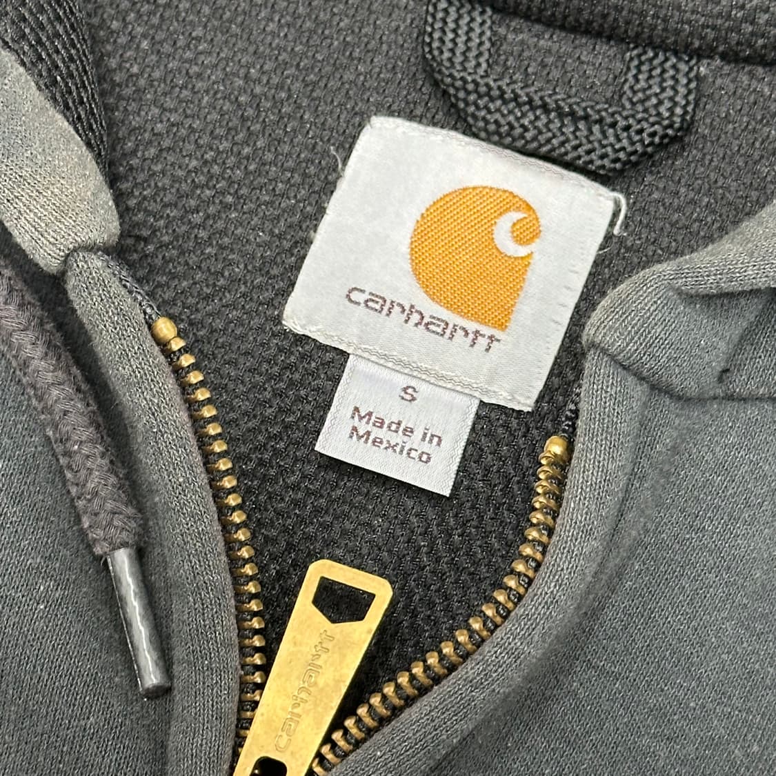 칼하트 빈티지 레인디펜더 후드집업 S(L크기) 상품이미지7
