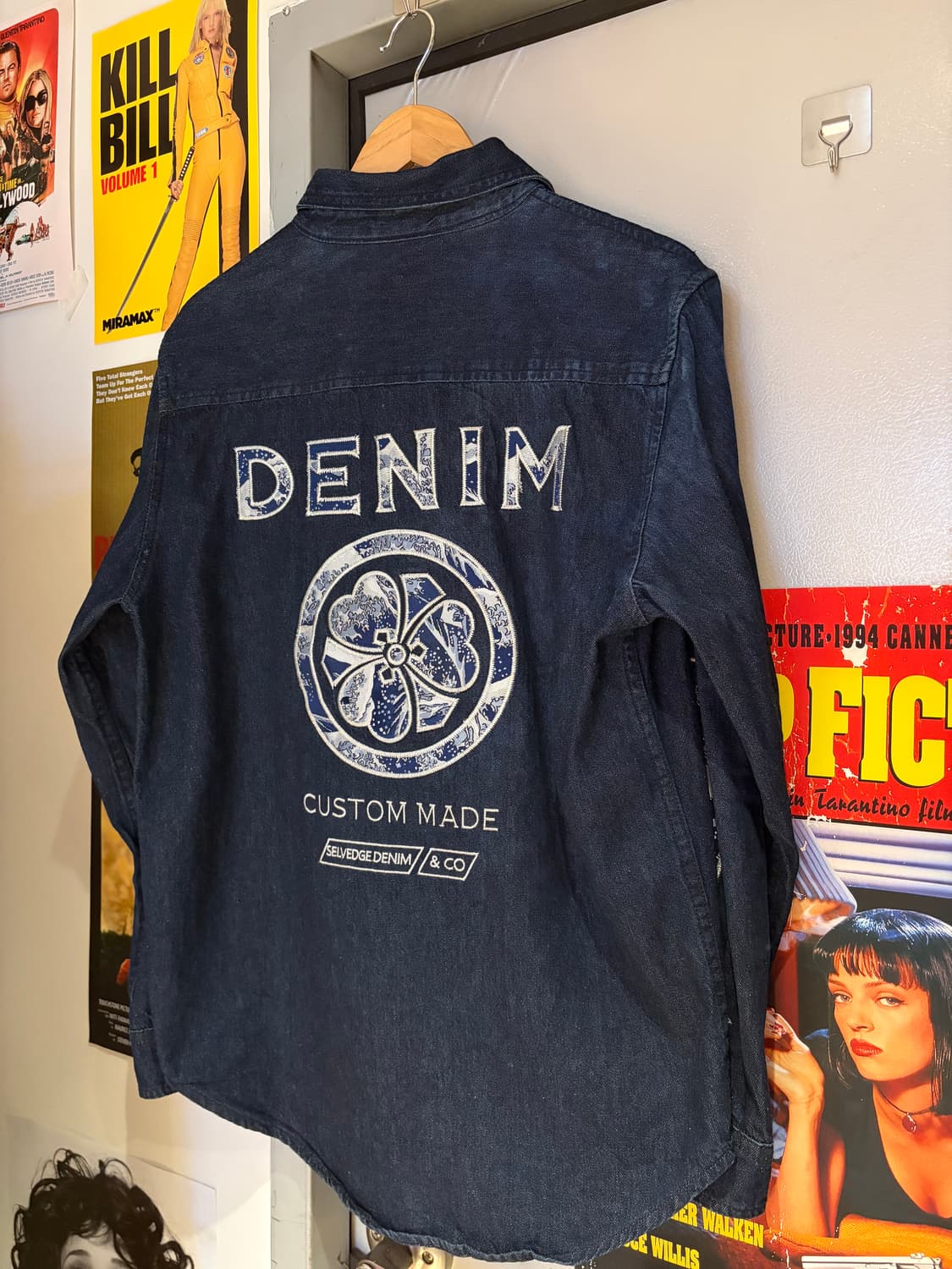 oni denim 오니 데님 자수 셔츠 상품이미지5