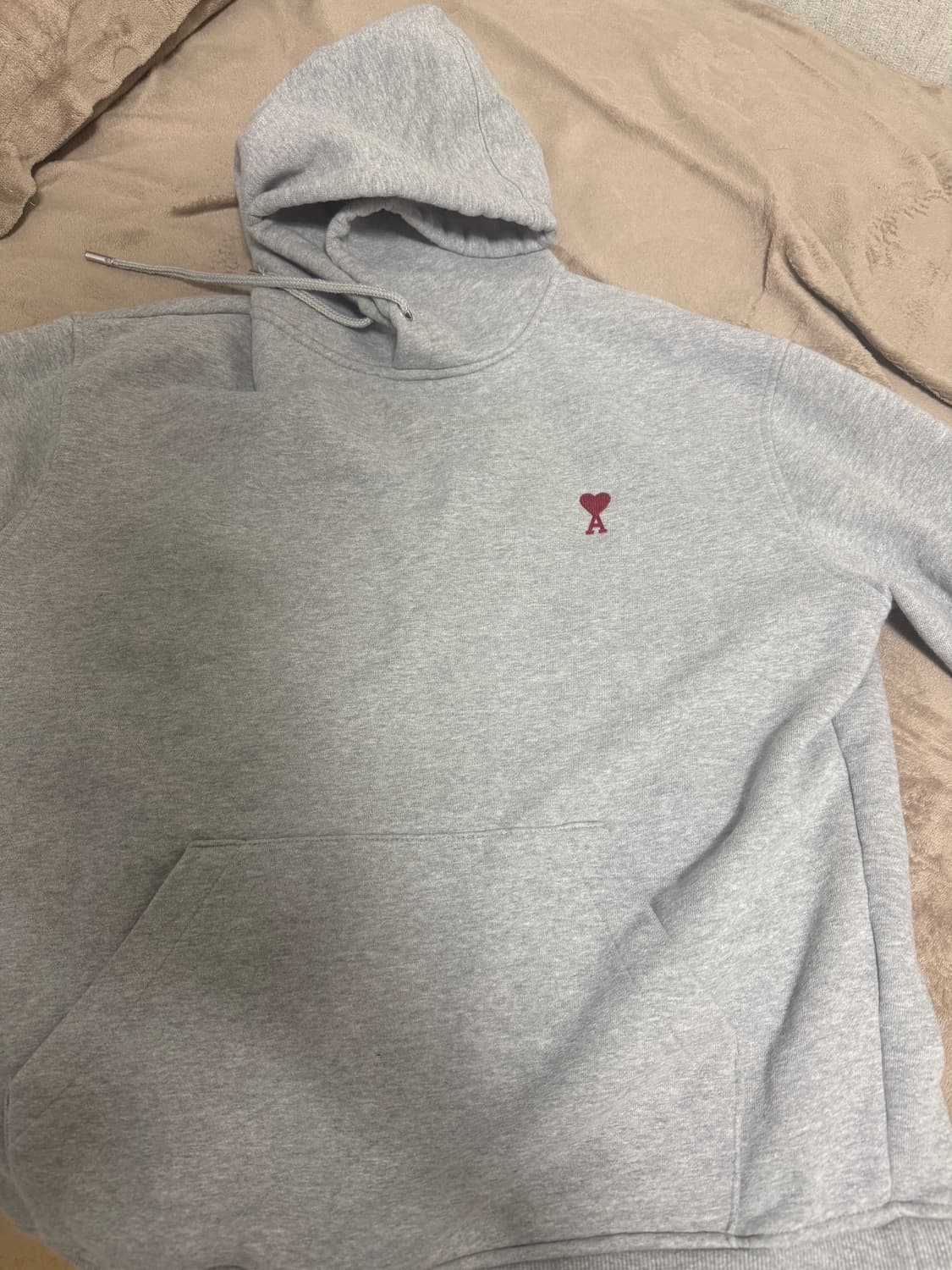 아미 후드티 회색 상품이미지1