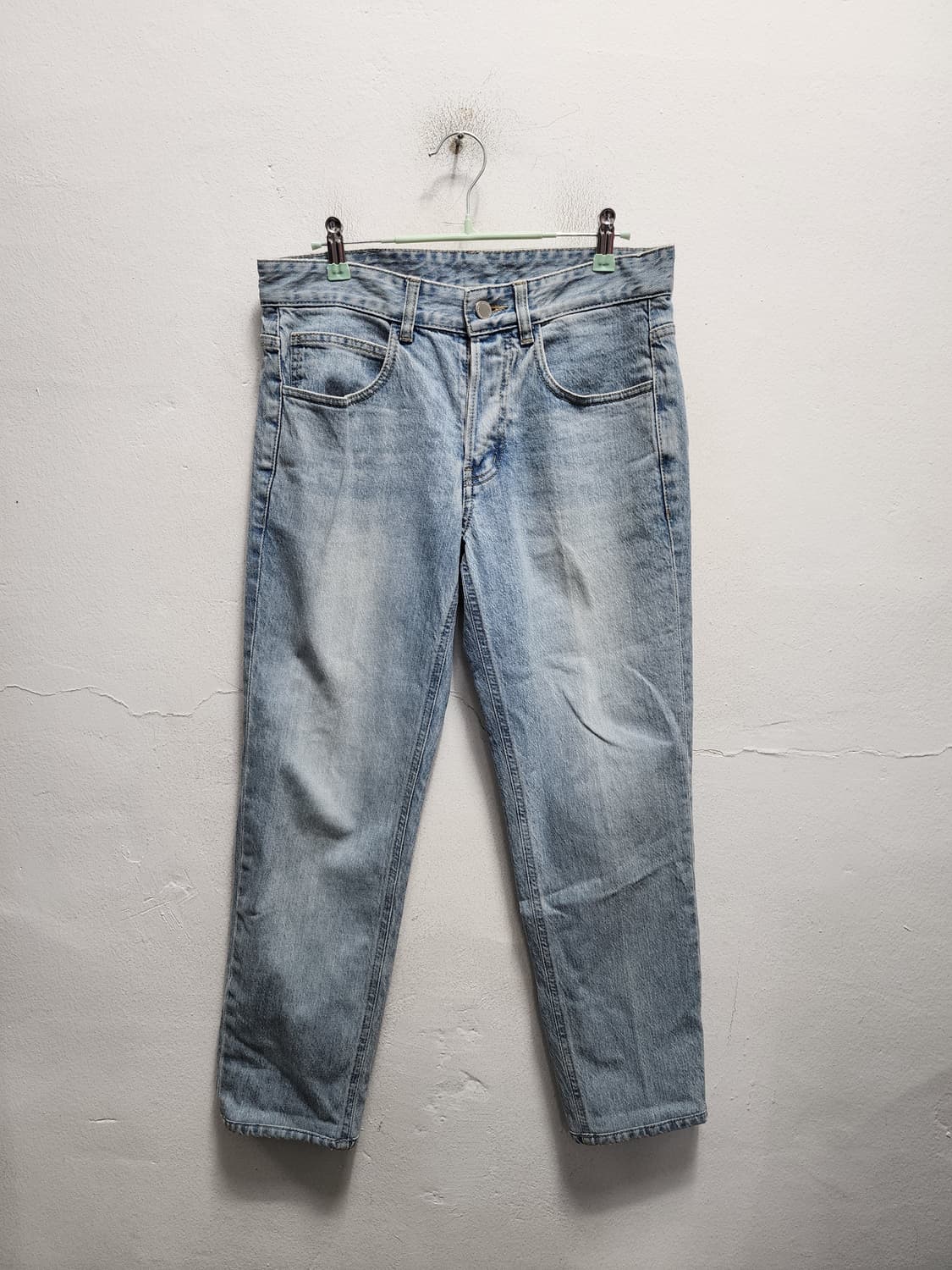 솔리드옴므 연청 데님 청바지 상품이미지2