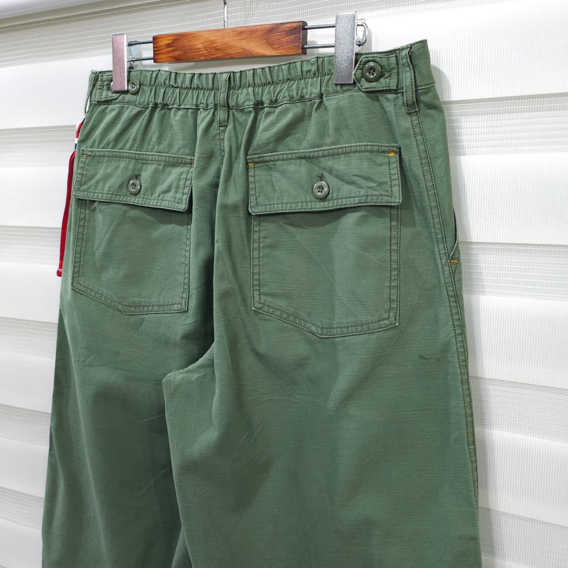 SLOWALK COAST 와이드 퍼티그 크롭팬츠- 우먼L 상품이미지6