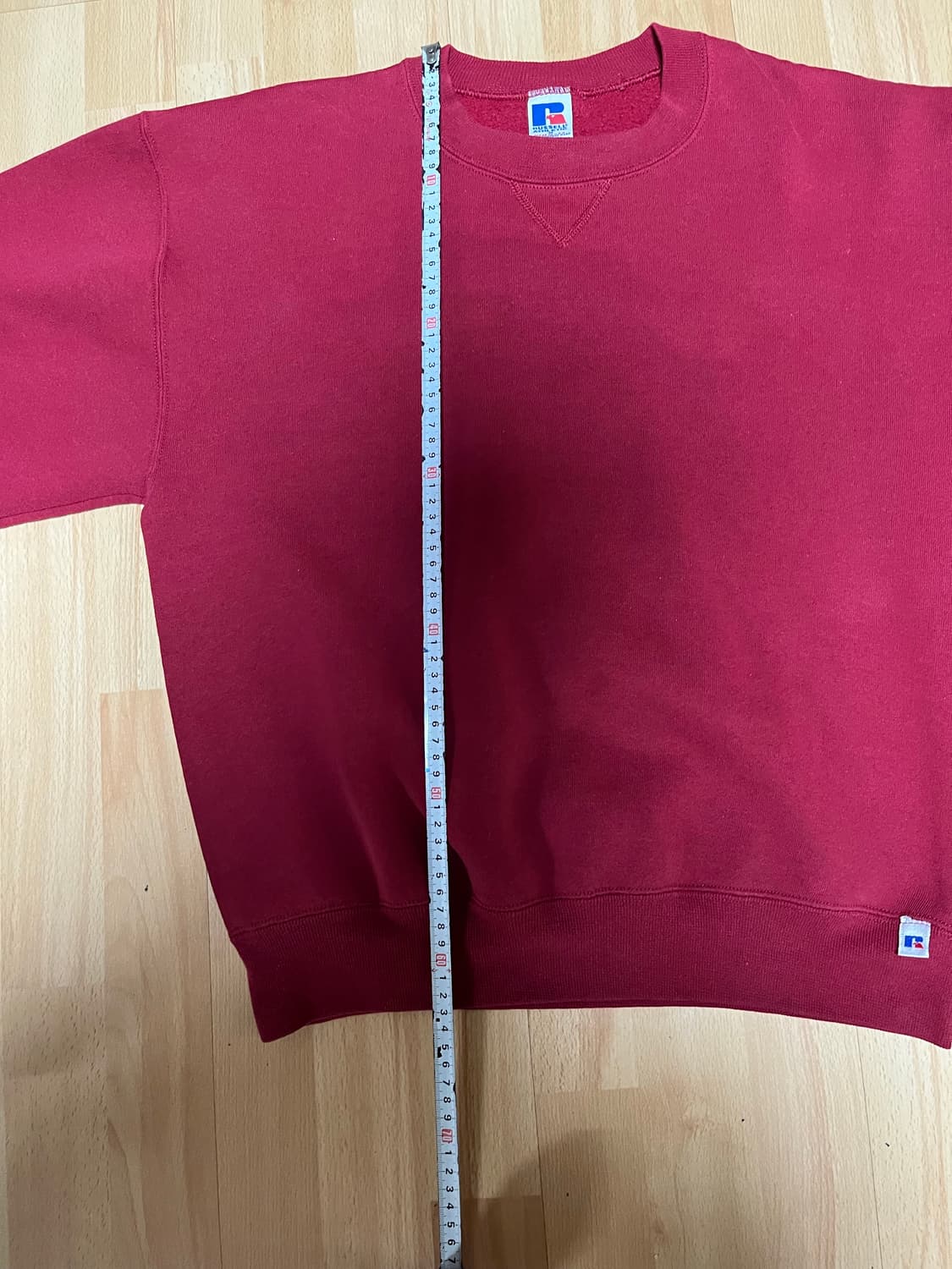 러셀 애슬레틱 90s 빈티지 스웻셔츠 레드 상품이미지6