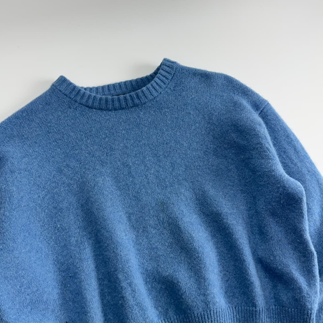 Polo 폴로 블루 포니 크롭 블루 니트 상품이미지4