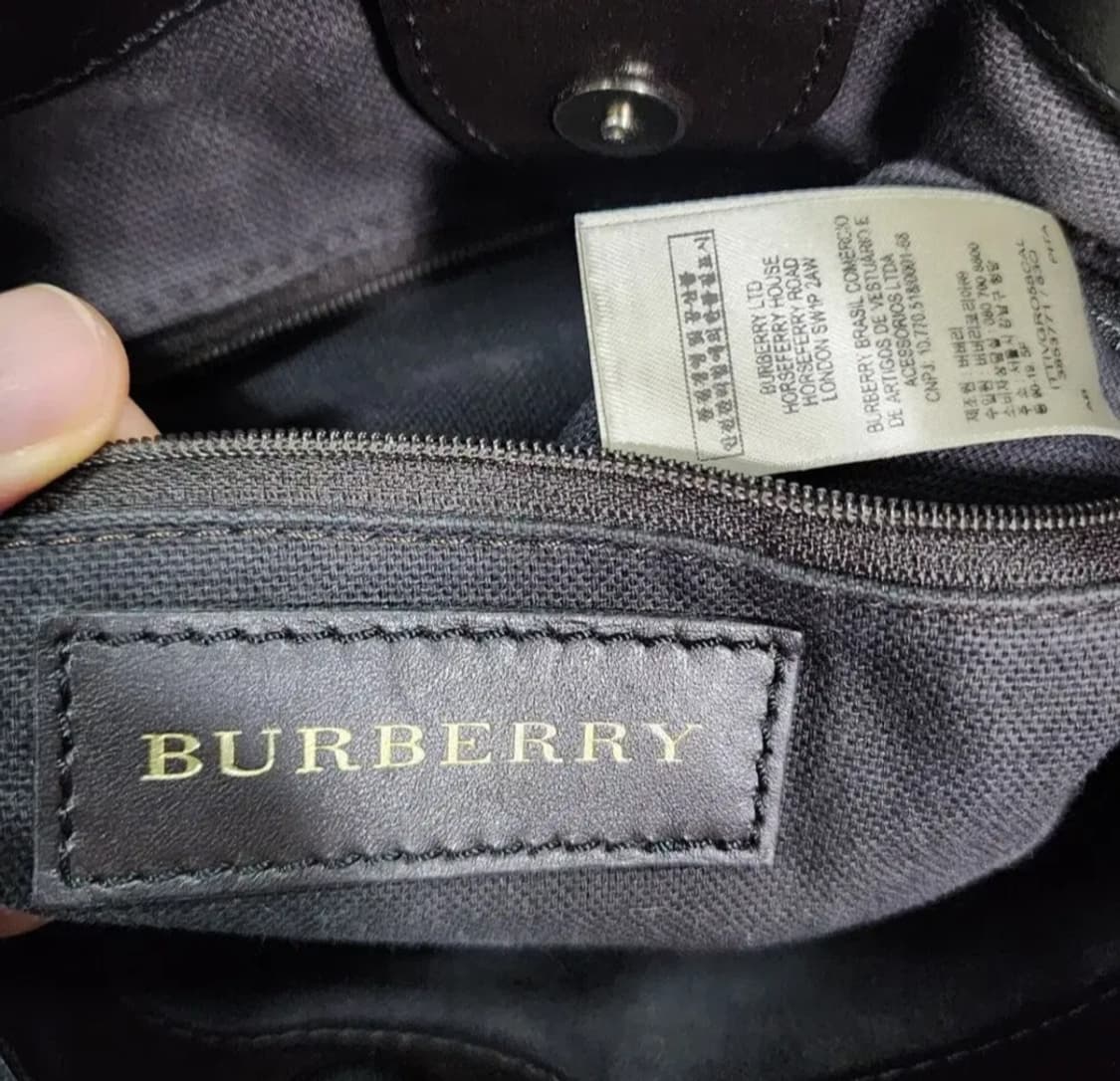 버버리 헤이마켓 체크 토트백 숄더백 상품이미지8